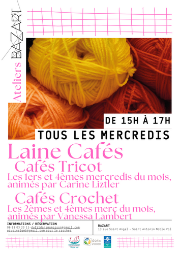 Affiche Laine Café Bazart 