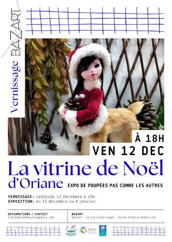Affiche vitrine Oriane BAZART