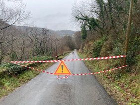 Éboulement Côte Liquières