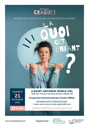 Affiche spectacle Caroline TERRAL 
